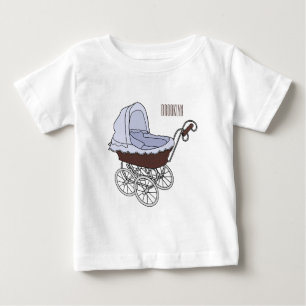Camiseta De Bebé Ilustracion personalizado de Stroller