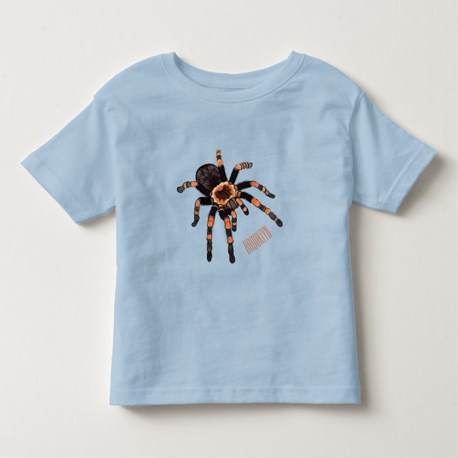 Camiseta De Bebé Ilustracion personalizado de Tarantula (Anverso)
