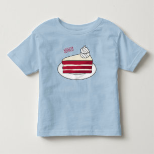 Camiseta De Bebé Ilustracion personalizado de tarta de terciopelo r