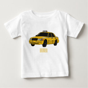 Camiseta De Bebé Ilustracion personalizado de taxi
