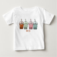 Ilustracion personalizado de té de burbujas