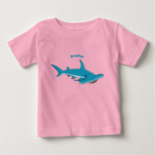 Camiseta De Bebé Ilustracion personalizado de tiburón martillo