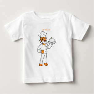 Camiseta De Bebé Ilustracion personalizado de tigre gracioso
