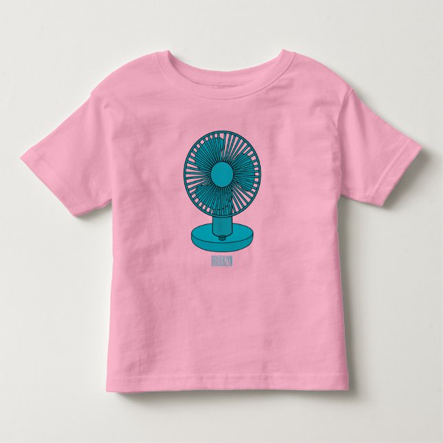 Camiseta De Bebé Ilustracion personalizado de ventilador (Anverso)