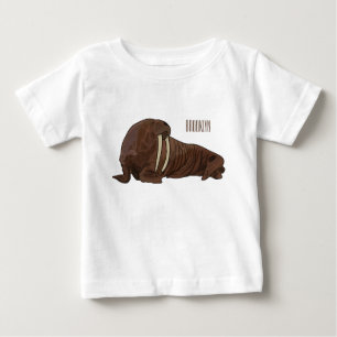 Camiseta De Bebé Ilustracion personalizado de Walrus
