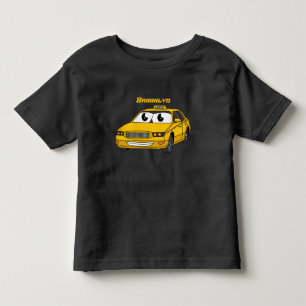 Camiseta De Bebé Ilustracion personalizado divertido de taxi amaril