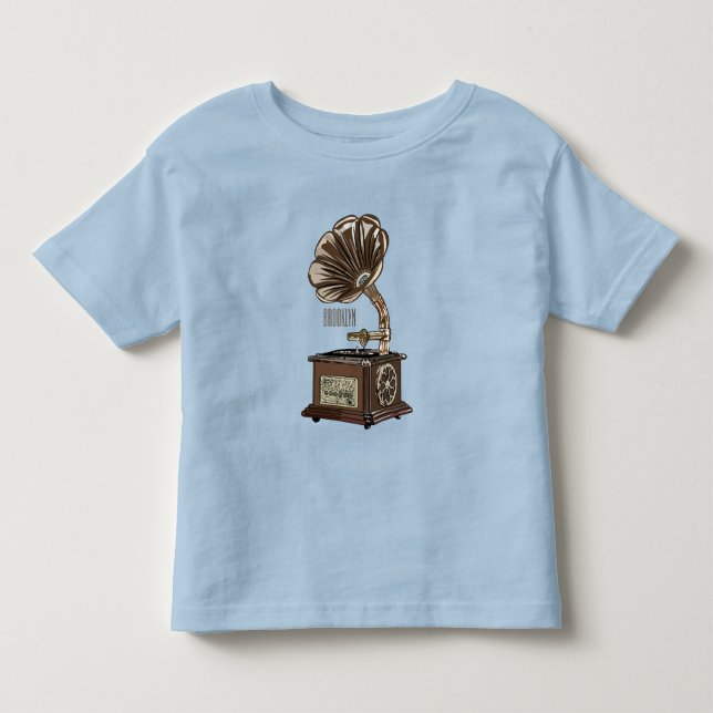 Camiseta De Bebé Ilustracion personalizado girable (Anverso)