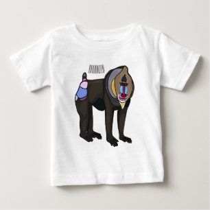 Camiseta De Bebé Ilustracion personalizado Mandrill