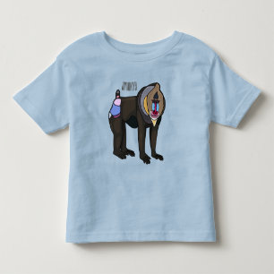 Camiseta De Bebé Ilustracion personalizado Mandrill