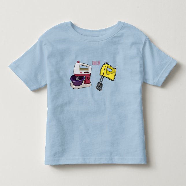 Camiseta De Bebé Ilustracion personalizado mezclador (Anverso)