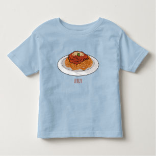 Camiseta De Bebé Ilustracion personalizado Spaghetti