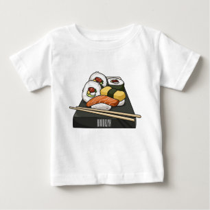 Camiseta De Bebé Ilustracion personalizado Sushi