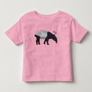 Camiseta De Bebé Ilustracion personalizado Tapir