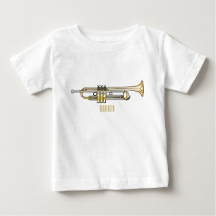 Camiseta De Bebé Ilustracion personalizado Trumpet