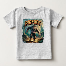 Camiseta De Bebé Ilustracion Pigfoot Combo Creation Funny