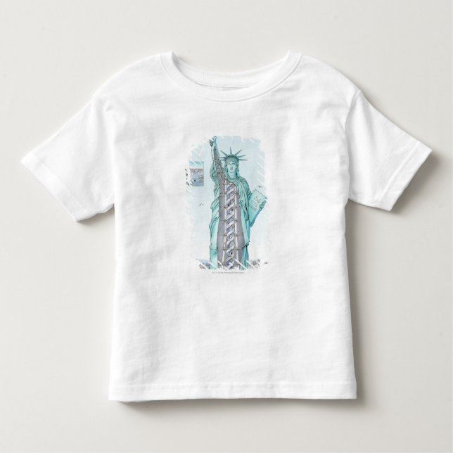 Camiseta De Bebé Ilustracion seccionado transversalmente de la (Anverso)