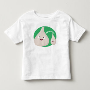 Camiseta De Bebé Ilustracion vegetal de personalizado de ajo dulce