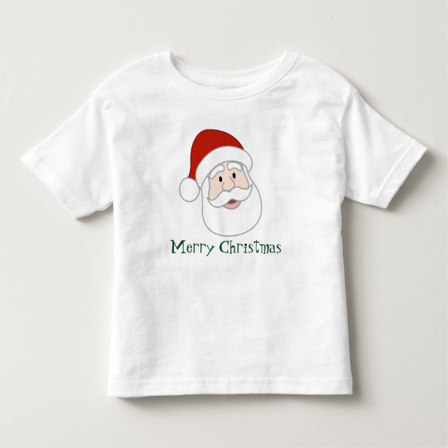 Camiseta De Bebé Ilustracion y texto de Papá Noel (Anverso)