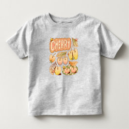 Camiseta De Bebé Ilustraciones de cerezo/cerezo