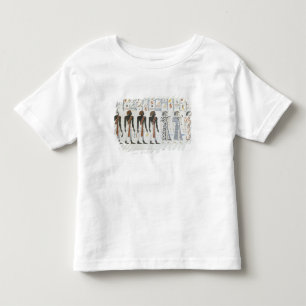Camiseta De Bebé Ilustraciones de hieroglyphics de las tumbas de t