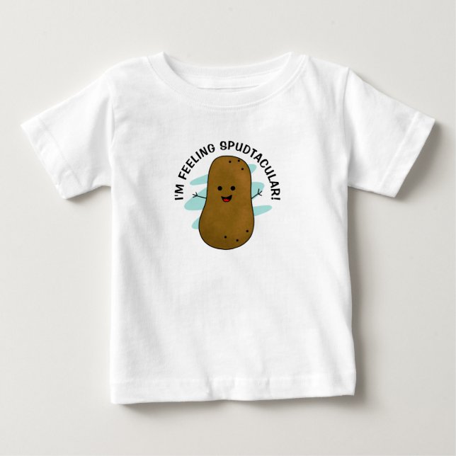 Camiseta de bebé I'm Feeling Spudtacular Potato (Anverso)