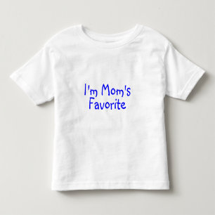 Camiseta De Bebé Im Moms Azul Favorito