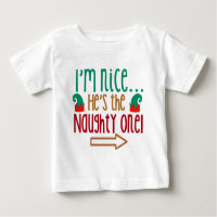 Im Nice Hes Naughty Elf Gorra
