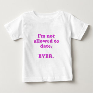 Camiseta De Bebé Im no permitido hasta la fecha nunca