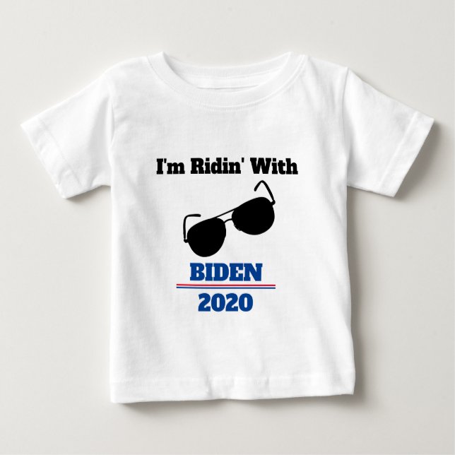 Camiseta De Bebé I'm Ridin' with Biden in 2020 (Anverso)