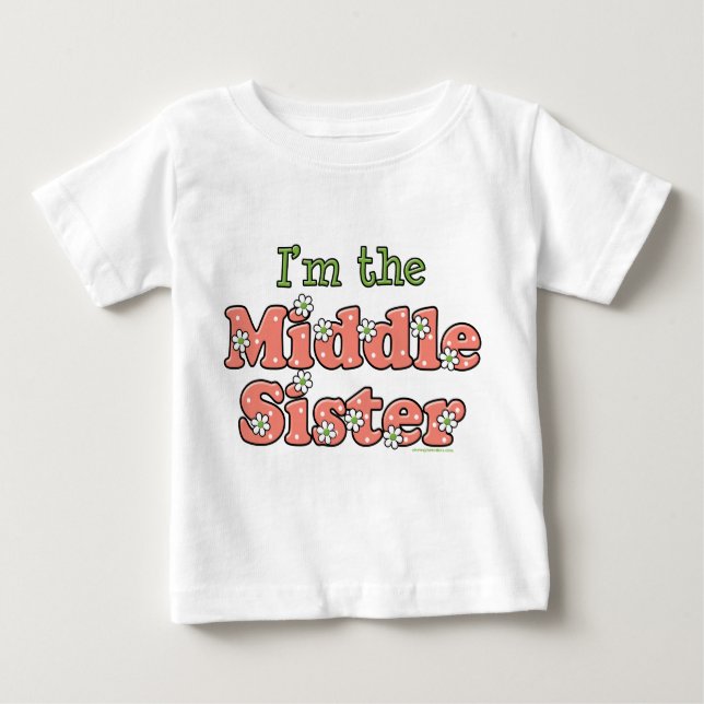 Camiseta De Bebé I'm The Big Sister T shirt - Customized (Anverso)