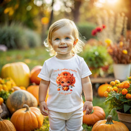 Camiseta De Bebé I'm the cutest Thanksgiving pumpkin!