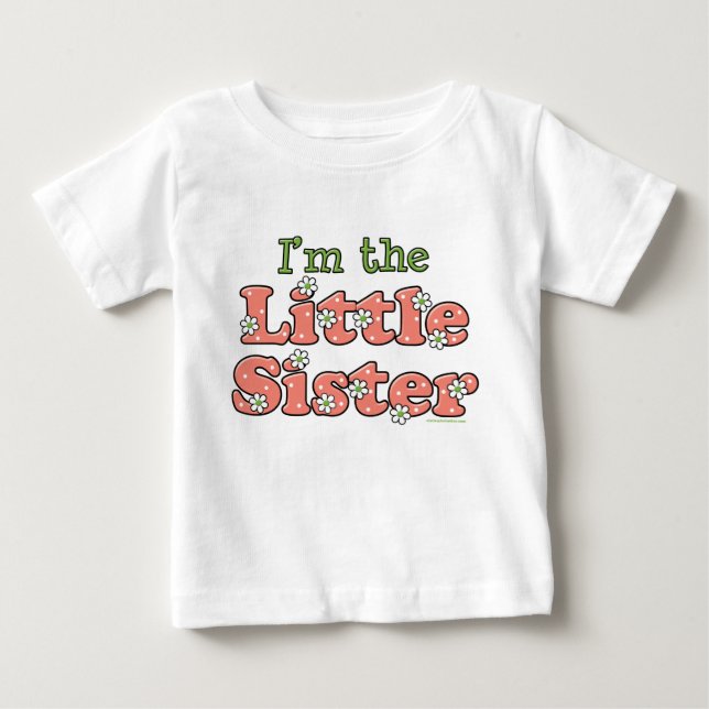 Camiseta De Bebé I'm The Little Sister Long Sleeve T shirt (Anverso)
