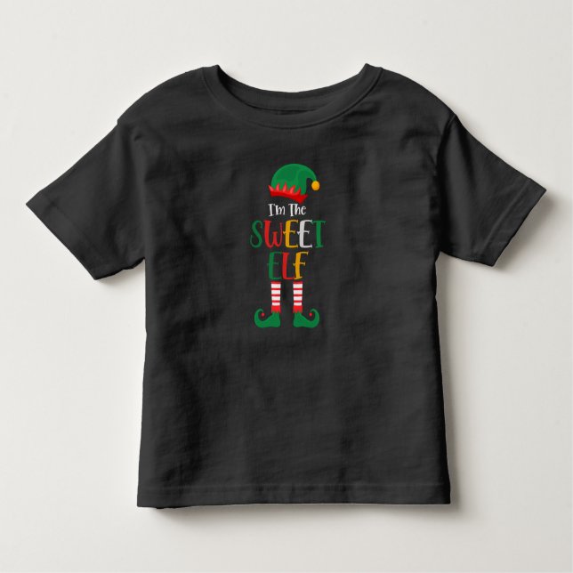 Camiseta De Bebé Im The Sweet Elf Mateo Navidades (Anverso)