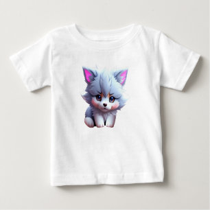 Camiseta De Bebé Imagen de cachorro lindo al estilo anime
