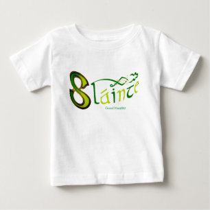 Camiseta De Bebé Imagen de frase irlandesa para Toddler Ruffle Tee,