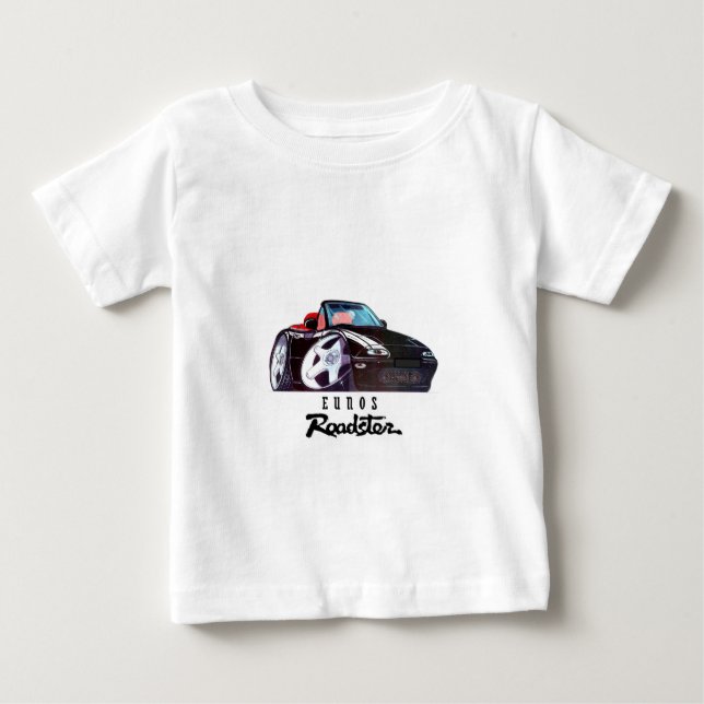 Camiseta De Bebé imagen del coche del logotipo (Anverso)