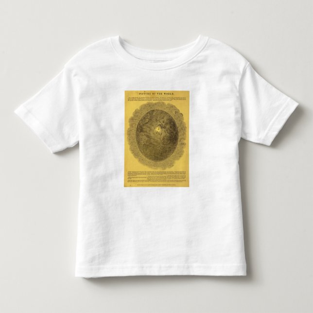Camiseta De Bebé Imagen del mundo (Anverso)