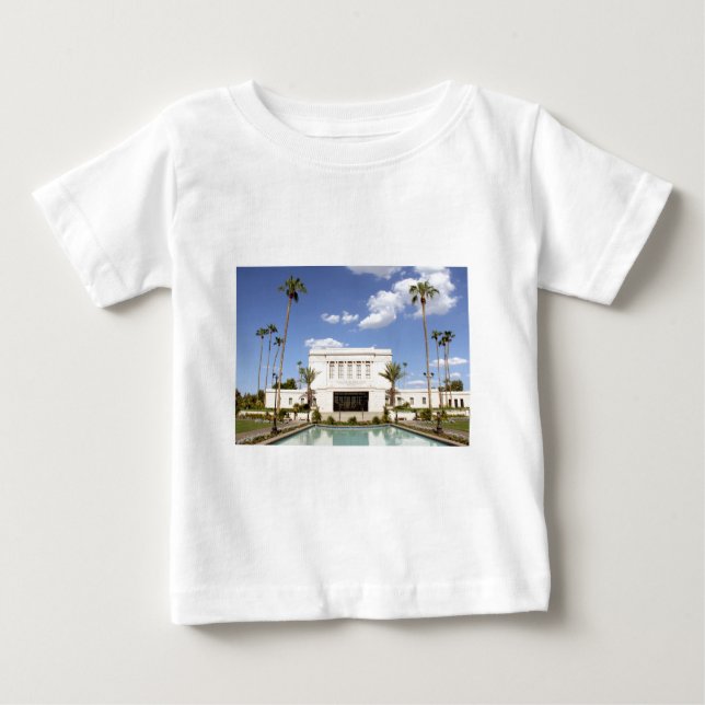 Camiseta De Bebé imagen mormon del templo de lds mesa arizona (Anverso)