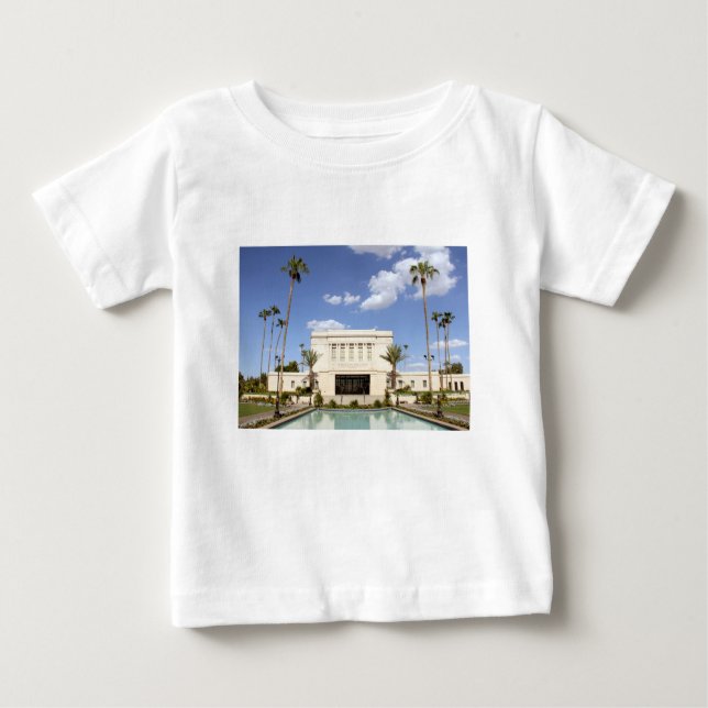 Camiseta De Bebé imagen mormon del templo de lds mesa arizona (Anverso)