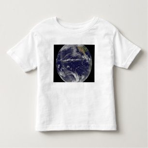 Camiseta De Bebé Imagen satelital de la Tierra