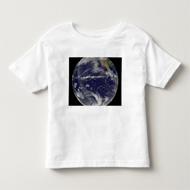 Camiseta De Bebé Imagen satelital de la Tierra (Anverso)