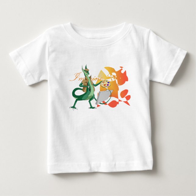 Camiseta De Bebé "Imagine" Dragon Painter (Anverso)