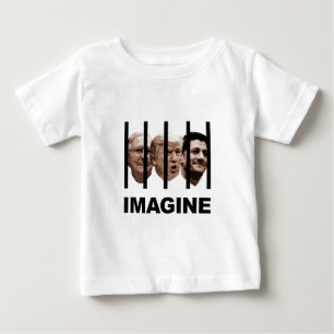 Camiseta De Bebé Imaginen a Trump, McConnell y Ryan tras las rejas