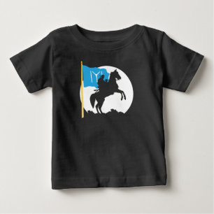 Camiseta De Bebé Imperio otomano Estambul de la bandera de Kayi IYI