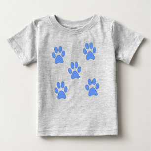 Camiseta De Bebé Impresión Adorable de Paw