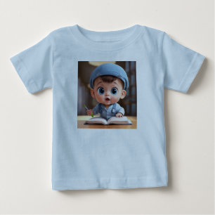 Camiseta De Bebé "Impresión Adorable Smart Baby Personalizado"