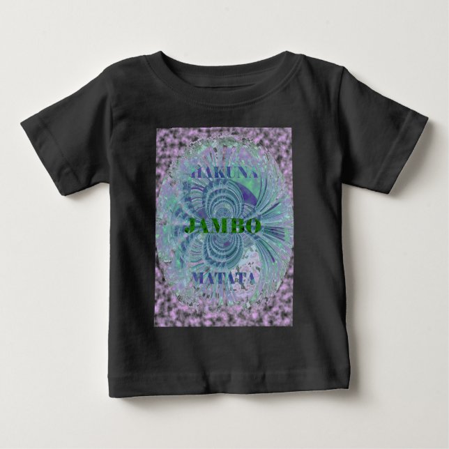 Camiseta De Bebé Impresión artística de Aurora Matata (Anverso)
