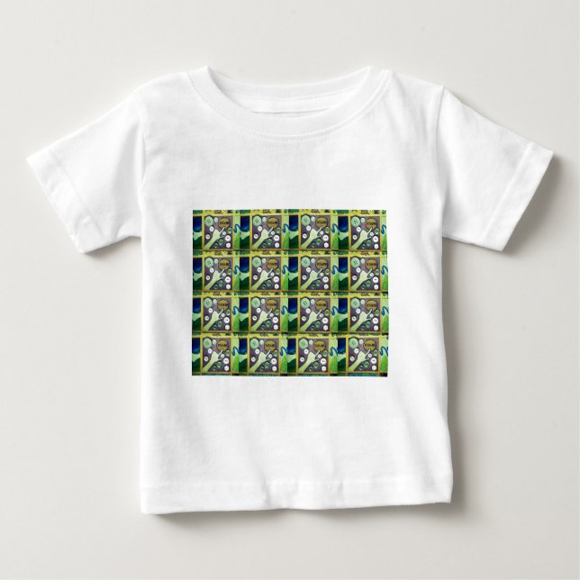 Camiseta De Bebé Impresión contemporánea de arte de mosaico - Un ju (Anverso)