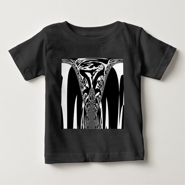 Camiseta De Bebé Impresión de arte abstracto africano (Anverso)