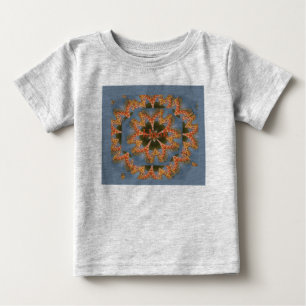 Camiseta De Bebé Impresión de arte abstracto de jirafa